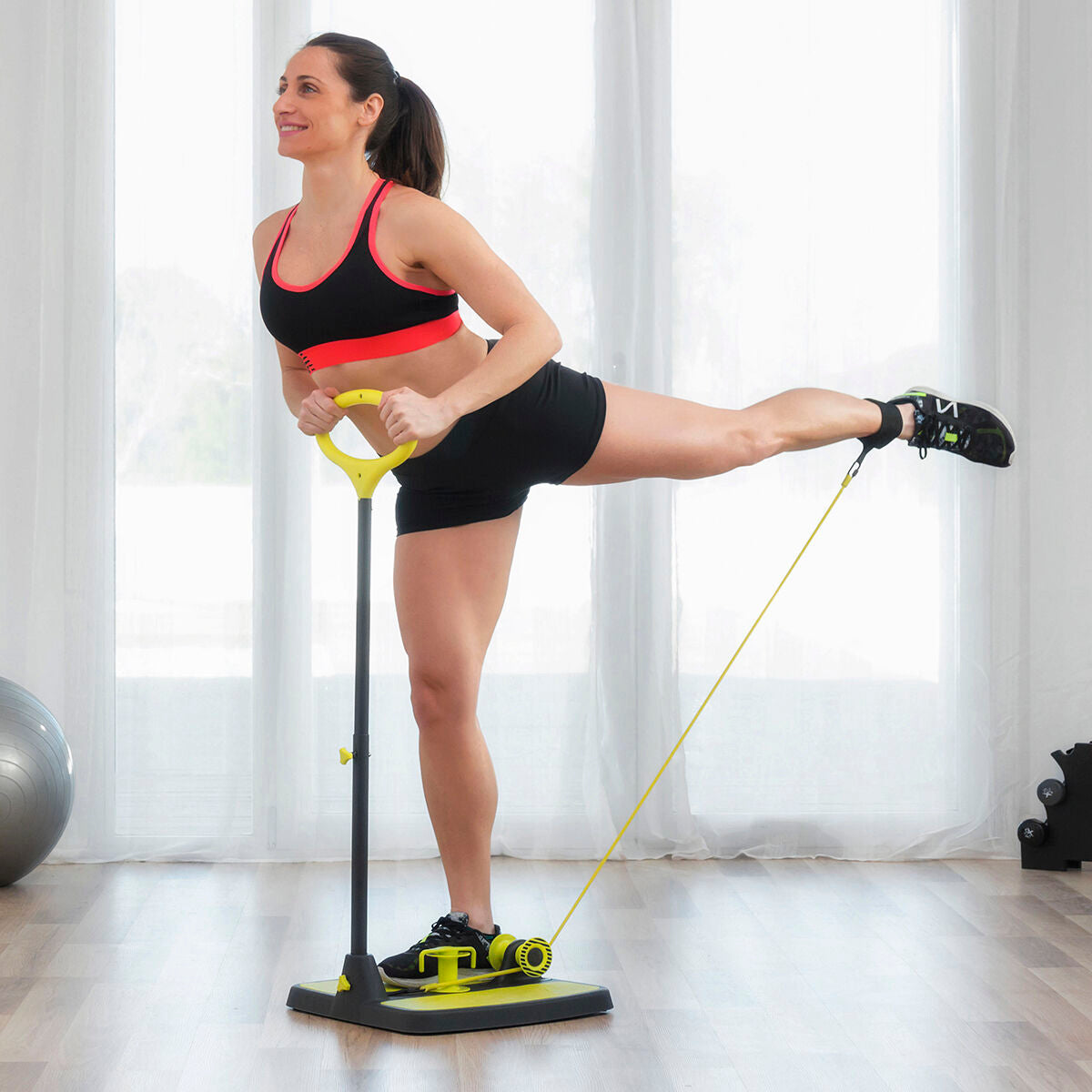 Plataforma de fitness para glúteos